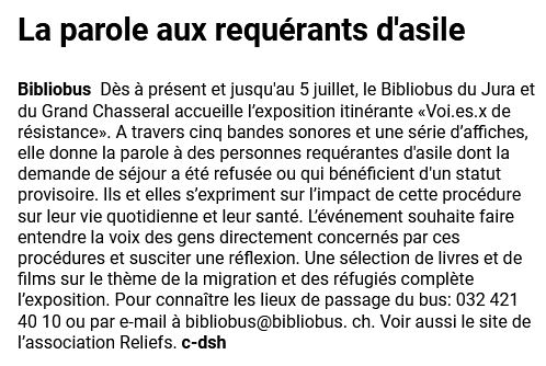 Journal du Jura 29 mai 2024, p.4